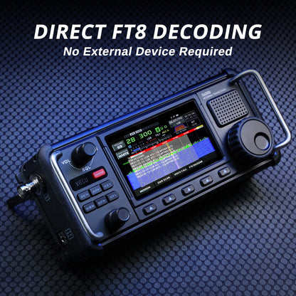 Xiegu X6200 HF Transceiver | 8W | Full Mode Full Band | RF Direct Sampling | Replaceable Battery | Built-in ATU | SDR Structure | WFM AIR RX - Radioddity