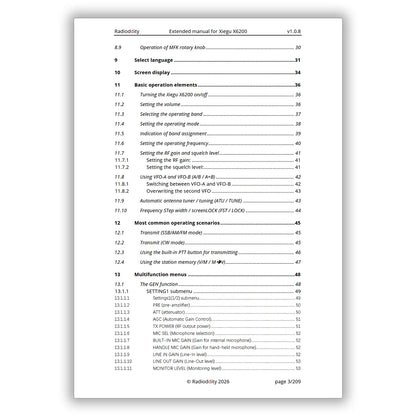 [eBook] Radioddity Extended Manual for Xiegu X6200