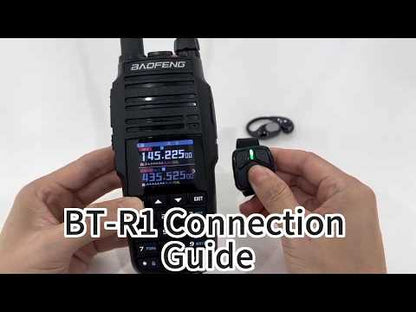 BAOFENG BT-R1 Wireless PTT Ring | For SW-9 & UV-29 Pro | Fingertip PTT & Volume Control | USB-C Rechargeable | Multi-Scene Wear