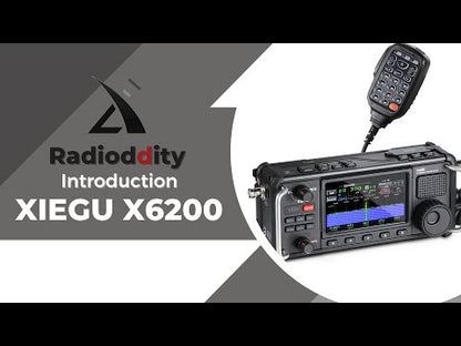 Xiegu X6200 HF Transceiver | 8W | Full Mode Full Band | RF Direct Sampling | Replaceable Battery | Built-in ATU | SDR Structure | WFM AIR RX