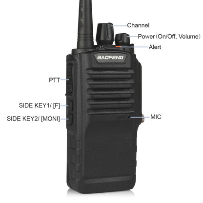 Baofeng BF-9700 [5 Pack] | UHF | 7/5/1W | Waterproof | Noise Reduction - Radioddity