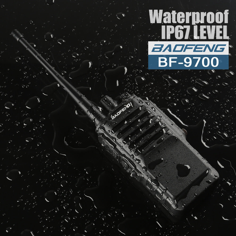 Baofeng BF-9700 [10 Pack] | UHF | 7/5/1W | Waterproof | Noise Reduction - Radioddity