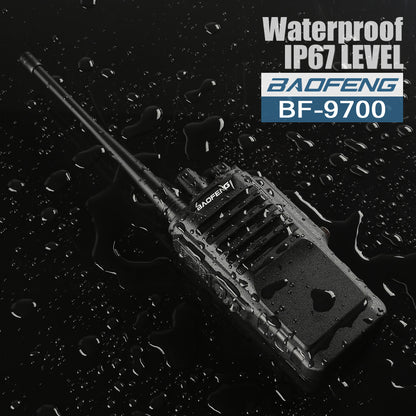 Baofeng BF-9700 [10 Pack] | UHF | 7/5/1W | Waterproof | Noise Reduction - Radioddity