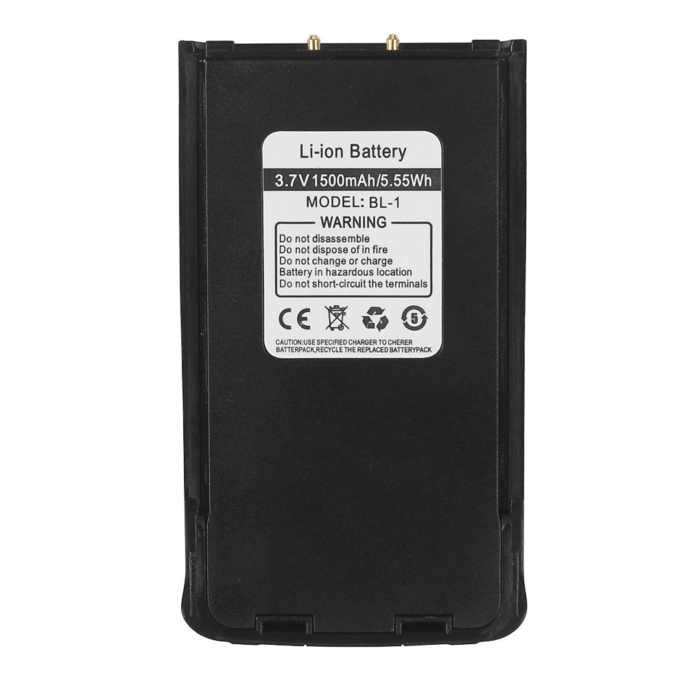 3.7V 1500mAh Li-ion Battery for Baofeng  GT-1 - Radioddity