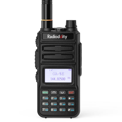 Radioddity GA-5E Radio | Dual Band | 5W Analog | USB-C | SYNC Display | EU Frequency Range - Radioddity