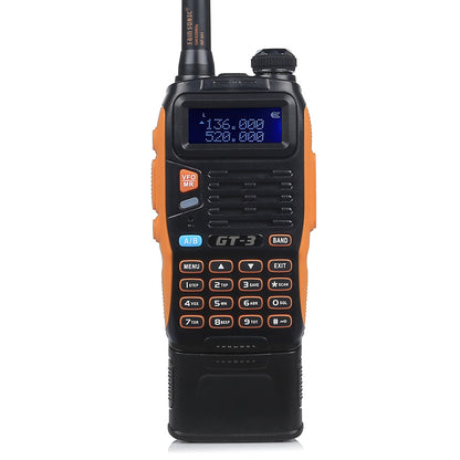 Baofeng GT-3 Mark II | Dual Band | 5W | Better Antenna | 3800mAh | Flashlight Radio - Radioddity
