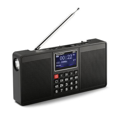 Raddy RD33 Tragbares FM DAB Radio | Digitales Wiederaufladbares | MP3 Musik-Wiedergabe | Unterstützung von Bluetooth [DISCONTINUED] - Radioddity
