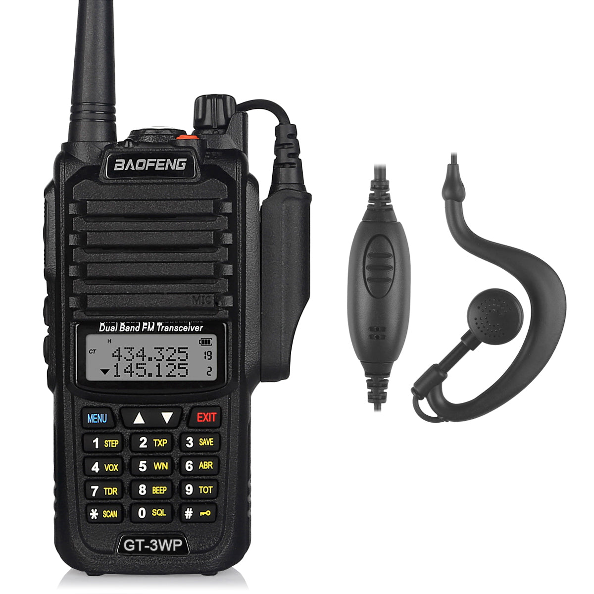Baofeng GT-3WP Waterproof Two Way Radio + Programming Cable [DISCONTINUED] - Radioddity