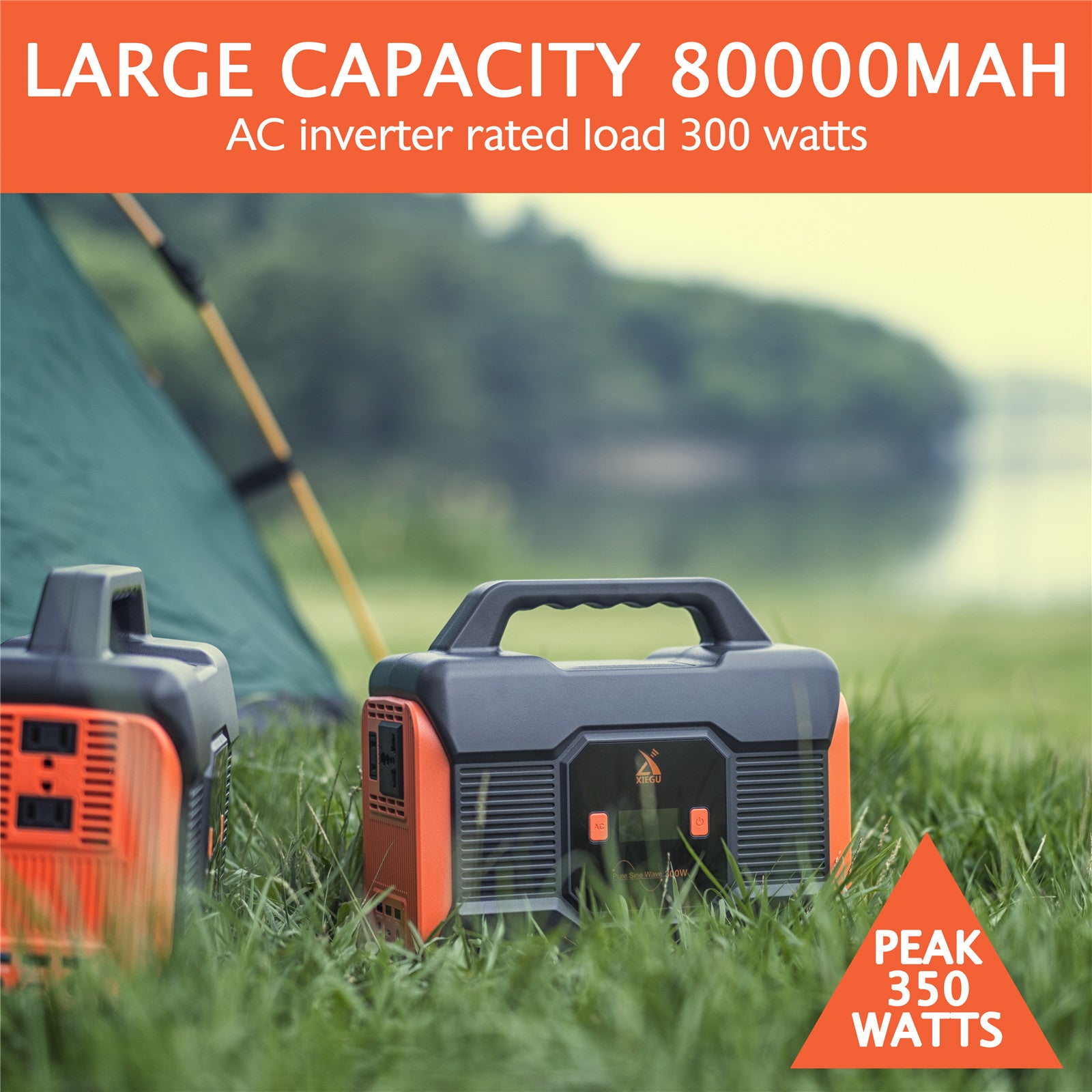 Xiegu BK300 Portable Power Station | 296Wh | 300W (Peak 350W) [DISCONTINUED] - Radioddity