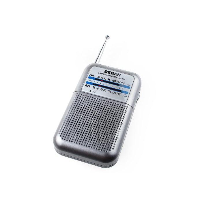 DEGEN DE333 Mini AM FM 2 Band Radio [DISCONTINUED] - Radioddity