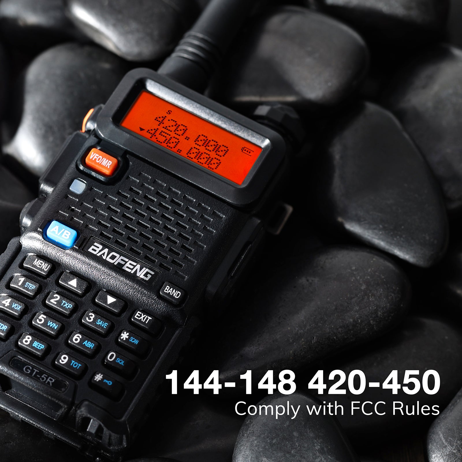 Baofeng GT-5R 5W Dual Band Radio [Upgraded Legal Version of UV-5R] - Radioddity