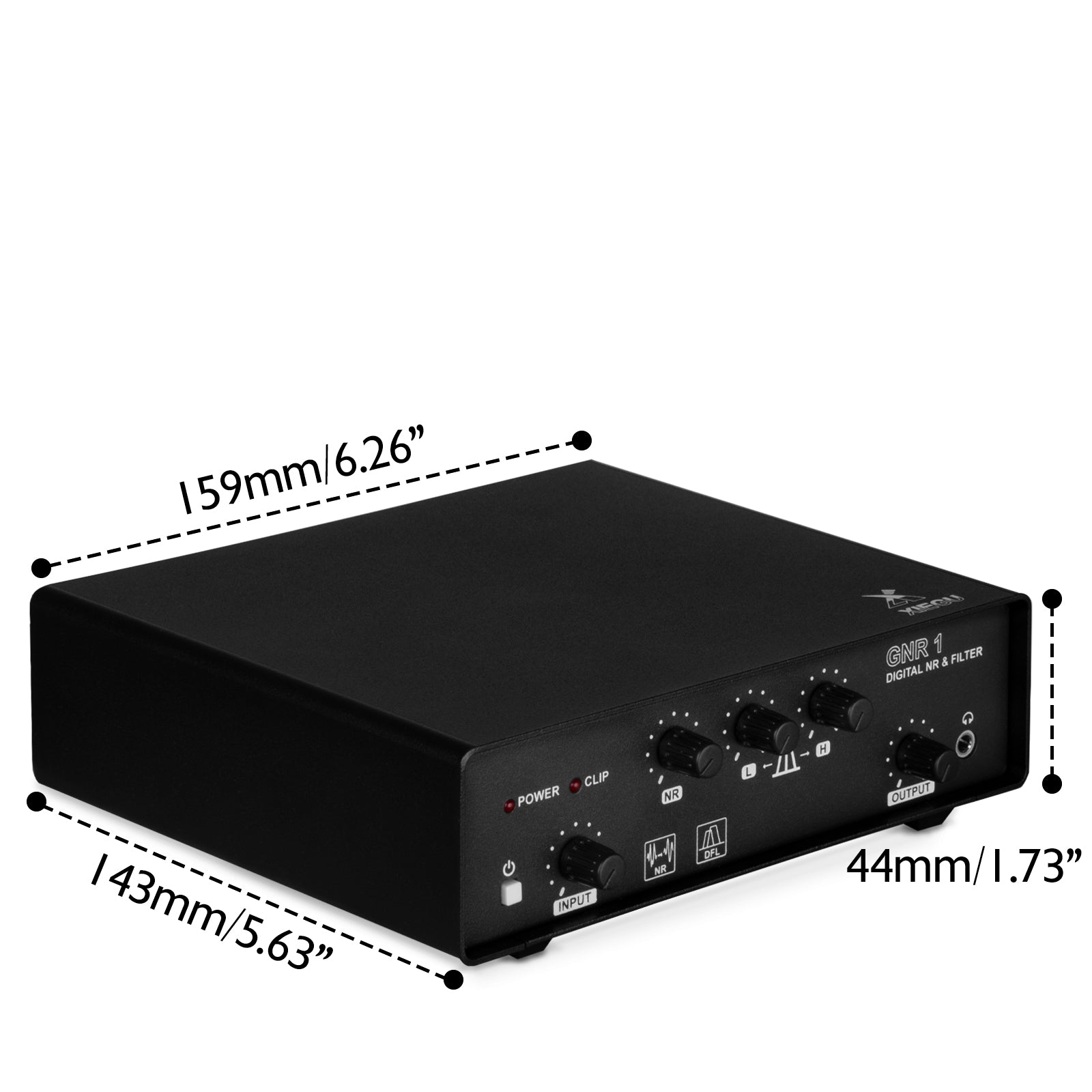 Xiegu GNR1 Digital Audio Noise Filter | Noise Reduction | 22dB | Knob Control - Radioddity