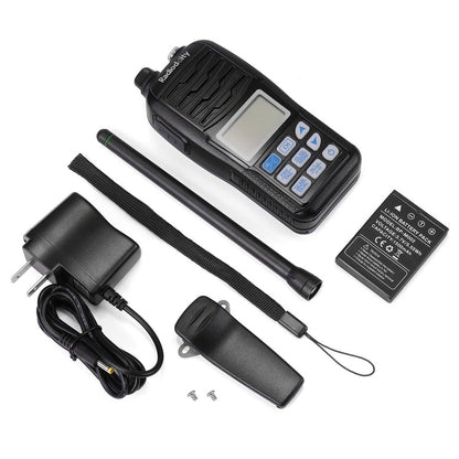 Radioddity Voyage RV6  Marine Radio VHF | Tri-watch | Waterproof | NOAA | Emergency Strobe LED [DISCONTINUED] - Radioddity