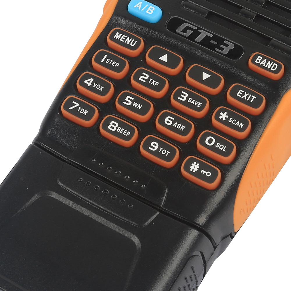 Baofeng GT-3 Mark II | Dual Band | 5W | Better Antenna | 3800mAh | Flashlight Radio - Radioddity