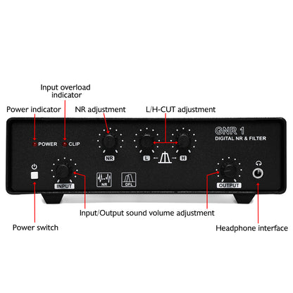 Xiegu GNR1 Digital Audio Noise Filter | Noise Reduction | 22dB | Knob Control - Radioddity