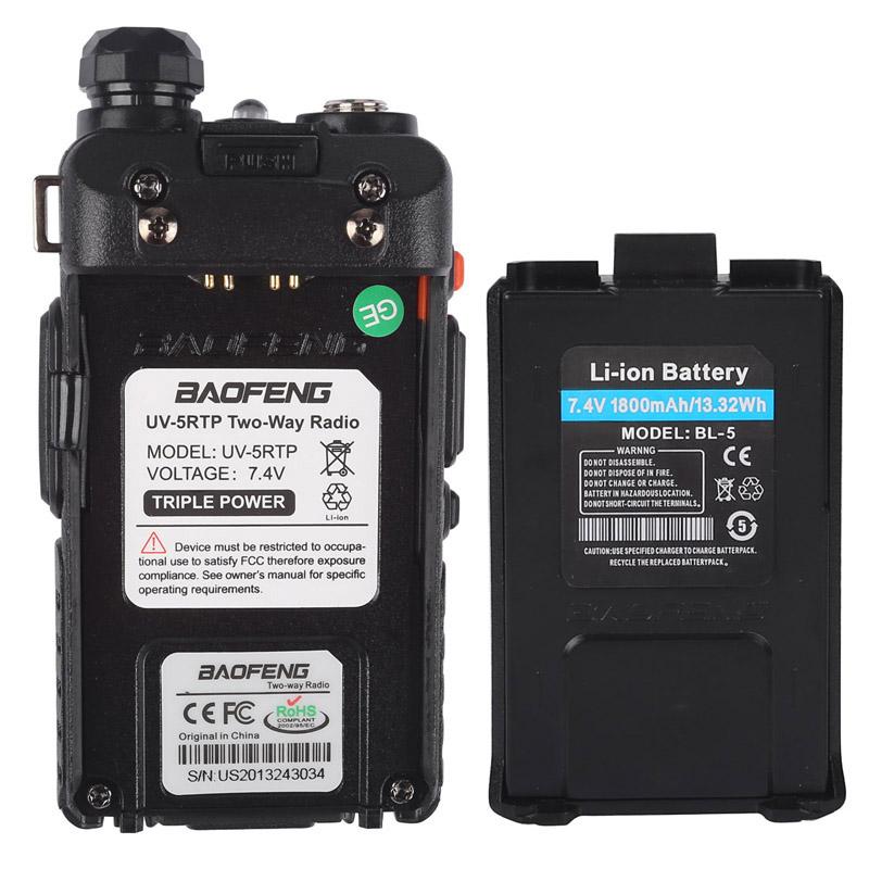 Baofeng UV-5RTP with BL-5 battery