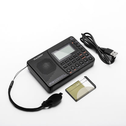Raddy RF30 AM/FM/SW Radio | Digital Tuner | Bluetooth | AUX Recording - Radioddity