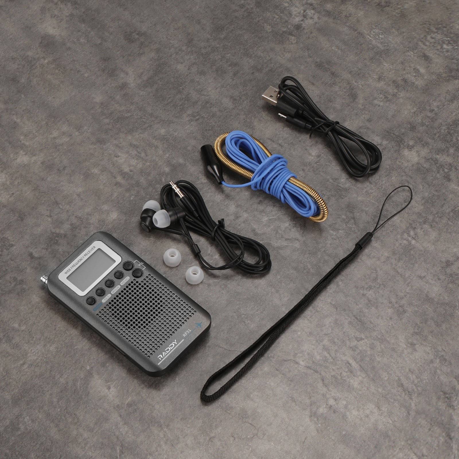 Raddy RF31 Shortwave Radio | Full Band Receiver | FM AM CB SW VHF Air Band | External Antenna [DISCONTINUED] - Radioddity