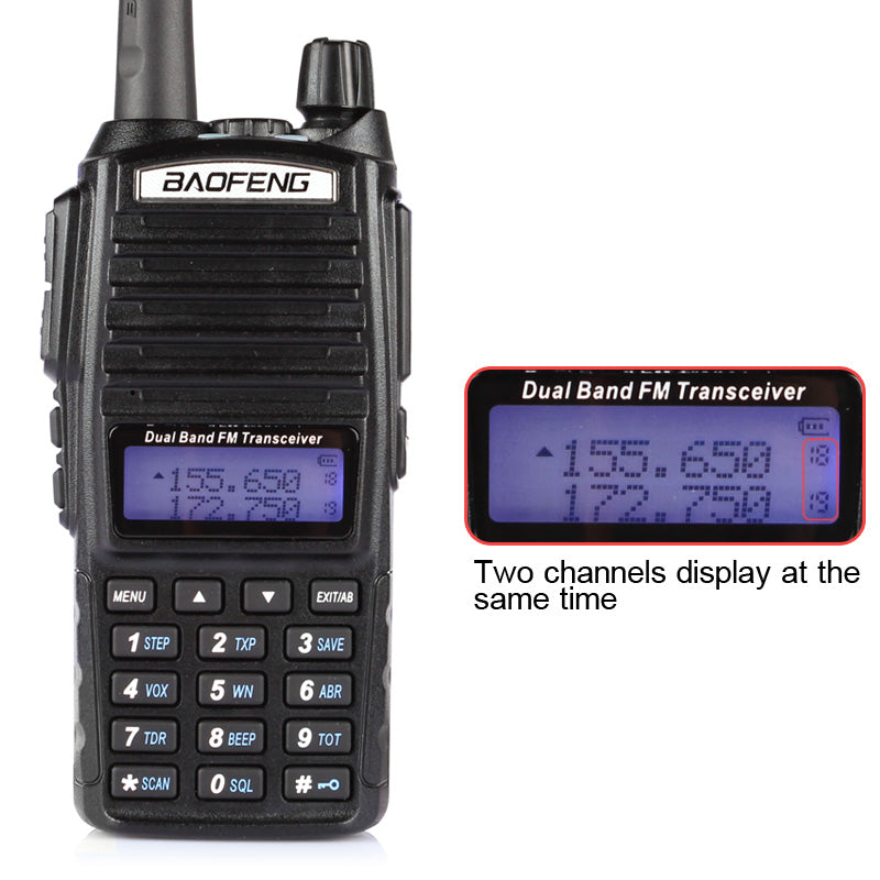 Baofeng UV-82L + Cable + Speaker - Radioddity