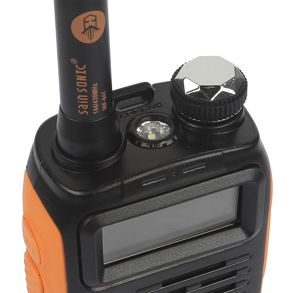 Baofeng GT-3 Mark II | Dual Band | 5W | Better Antenna | 3800mAh | Flashlight Radio - Radioddity