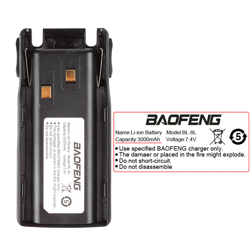 Baofeng UV-82L + Cable + Speaker - Radioddity