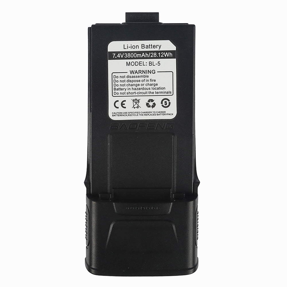 Baofeng GT-3 Mark II | Dual Band | 5W | Better Antenna | 3800mAh | Flashlight Radio - Radioddity