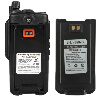 Baofeng GT-3WP Waterproof Two Way Radio + Programming Cable [DISCONTINUED] - Radioddity