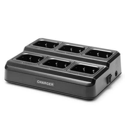 Baofeng UV-9G Six Way Charger | Bulk Charger Station | for UV-9G GT-3WP UV-9R UV-9R Plus - Radioddity