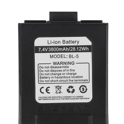 Baofeng GT-3 Mark II | Dual Band | 5W | Better Antenna | 3800mAh | Flashlight Radio - Radioddity