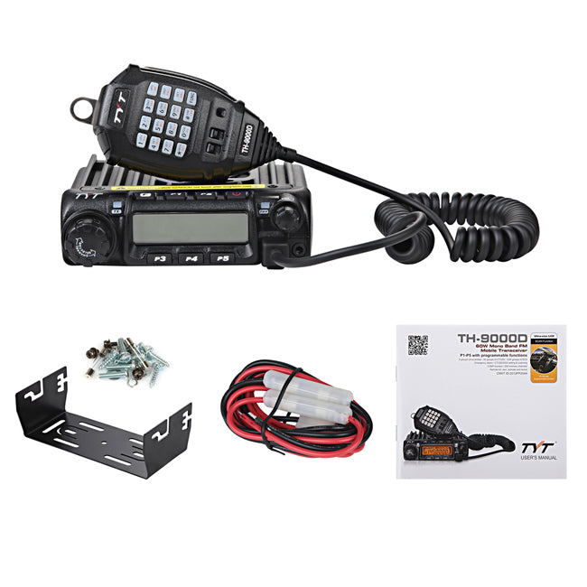 TYT TH-9000D 45W Car Radio UHF 400-490MHz + Cable [DISCONTINUED] - Radioddity