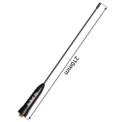 Baofeng GT-3 Mark II [2 Pack + Battery] | Dual Band | 5W | Better Antenna | VOX | Flashlight - Radioddity