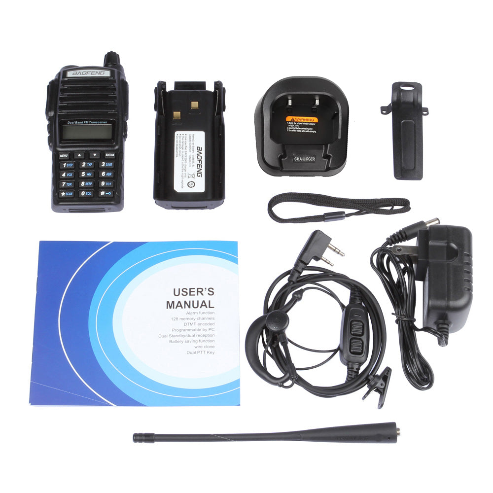Baofeng UV-82L + Cable + Speaker - Radioddity