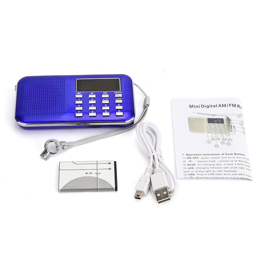 Radioddity L-908 Mini Digital FM LCD Radio Speaker [DISCONTINUED] - Radioddity