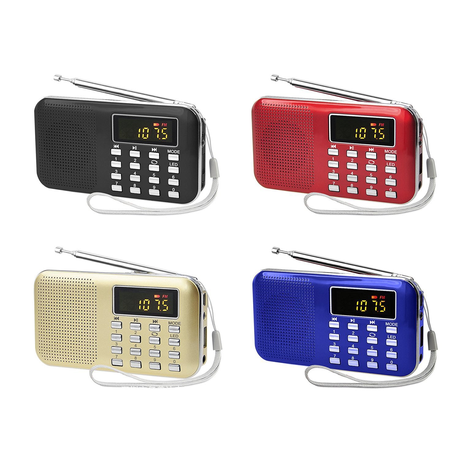 Radioddity L-908 Mini Digital FM LCD Radio Speaker [DISCONTINUED] - Radioddity
