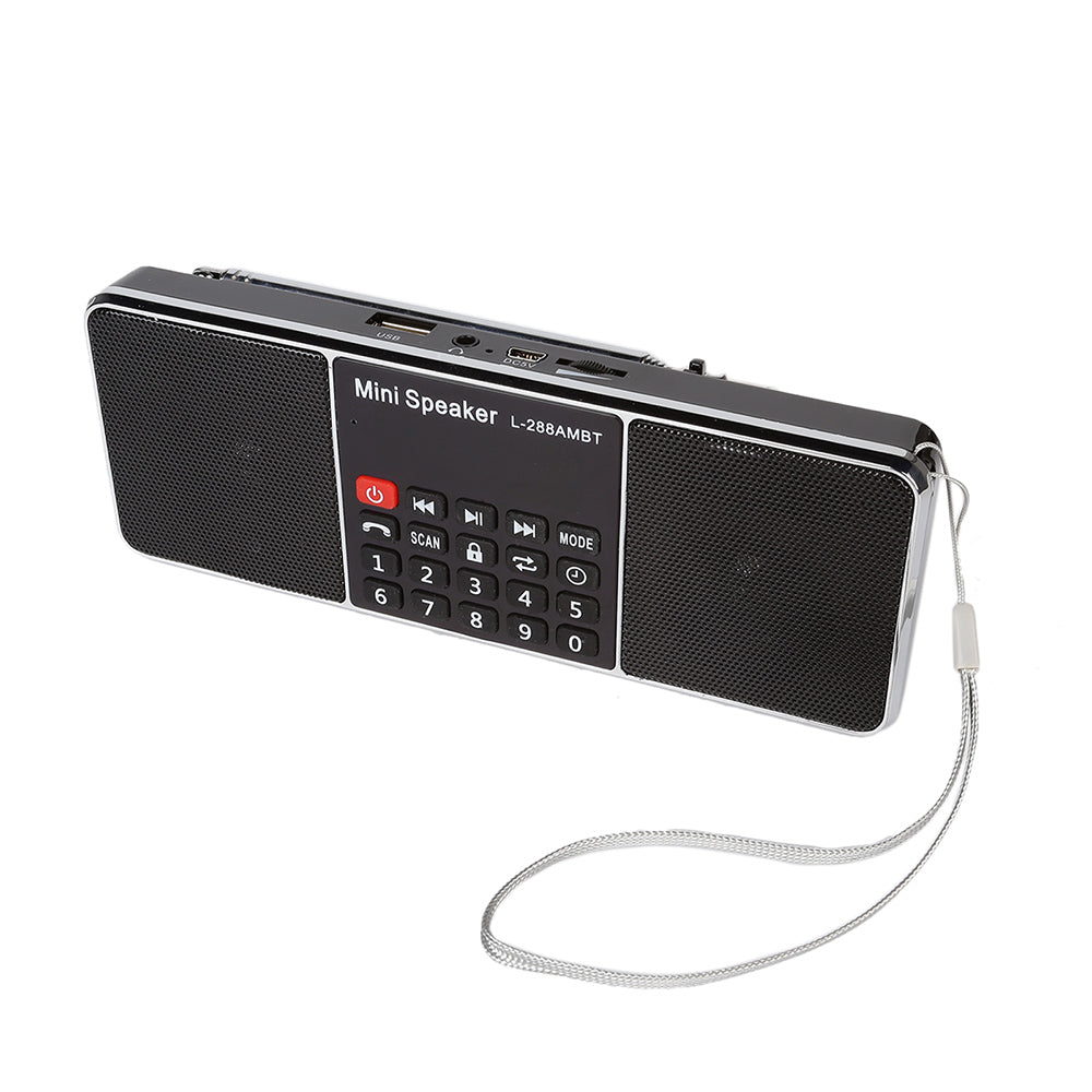 Bluetooth Super Bass Speaker SD/TF MP3 Player AM/FM Radio [DISCONTINUED] - Radioddity