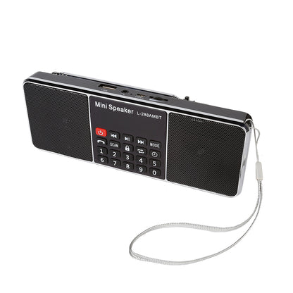 Bluetooth Super Bass Speaker SD/TF MP3 Player AM/FM Radio [DISCONTINUED] - Radioddity