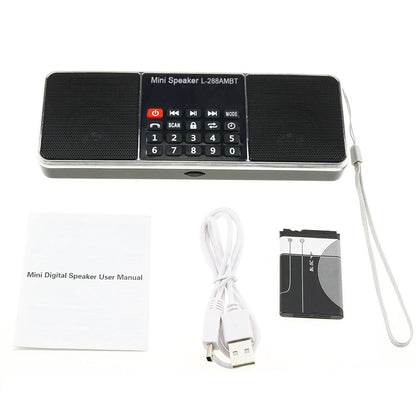 Bluetooth Super Bass Speaker SD/TF MP3 Player AM/FM Radio [DISCONTINUED] - Radioddity