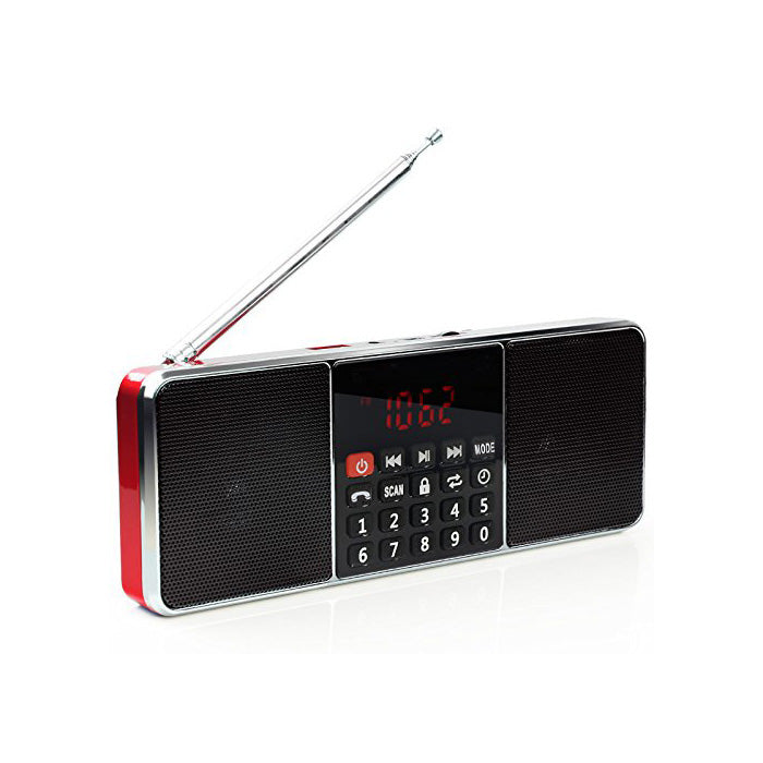 Bluetooth Super Bass Speaker SD/TF MP3 Player AM/FM Radio [DISCONTINUED] - Radioddity