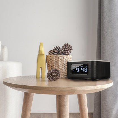 InstaBox W33 Wireless Charging Alarm Clock Radio Dual Speaker - Radioddity