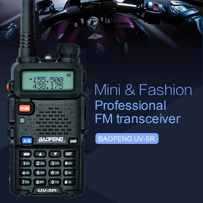 Baofeng UV-5R | Dual Band | 4/1W | 128CH | Flashlight | VOX | Alert | TOT - Radioddity