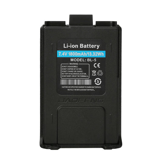 1800MAH Li-ion Battery for Baofeng UV-5R - Radioddity