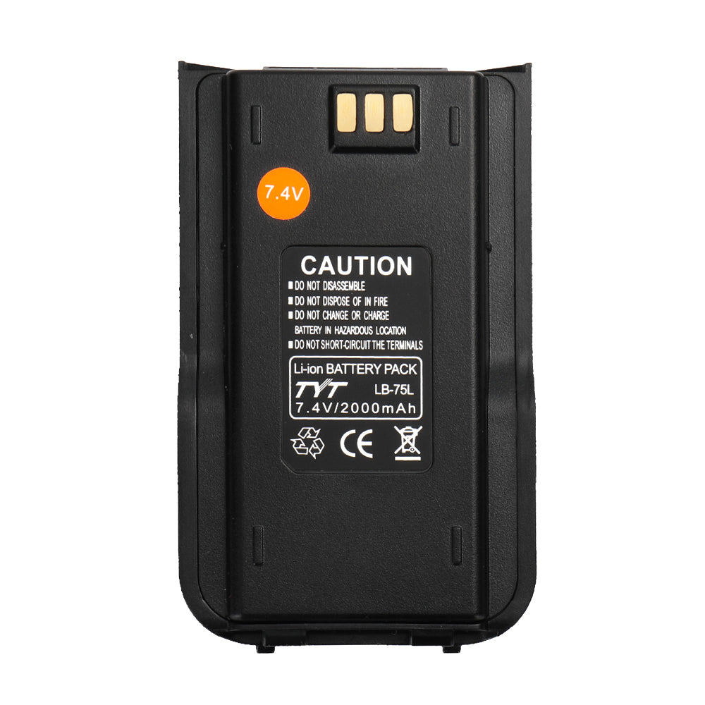 TYT 7.4V 2000MAh Battery for MD-380 DMR - Radioddity