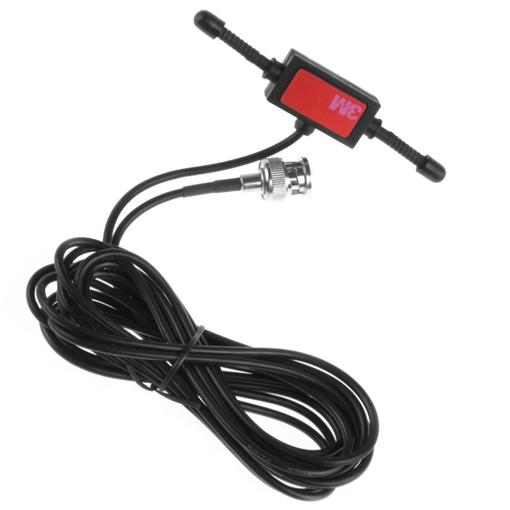Scanner Antenna BNC Glass Mount for Uniden Motorola Radio Mobile Full Band - Radioddity