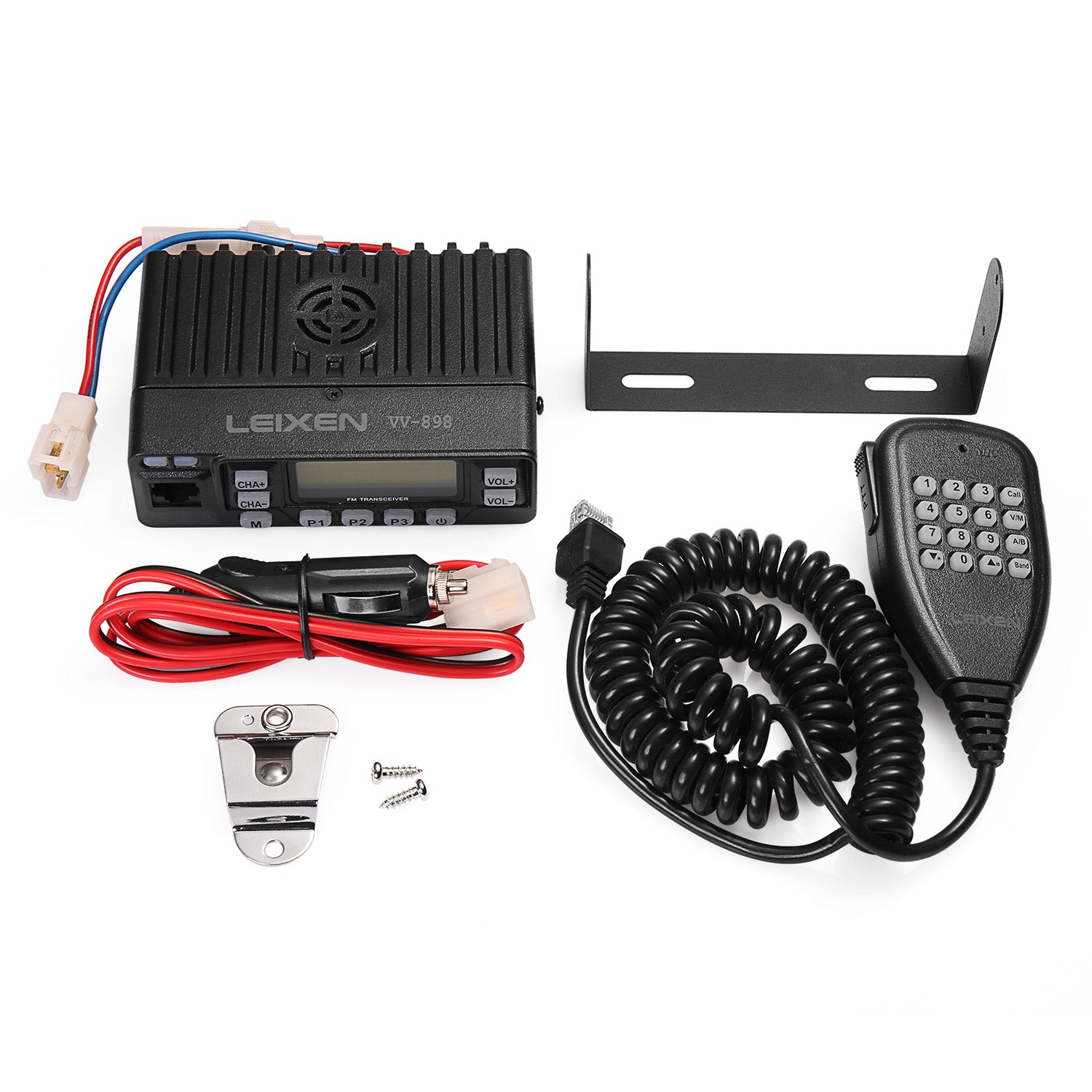 Leixen VV-898 Mobile Radio | 136-174/400-470MHz | 4W/10W [DISCONTINUED] - Radioddity