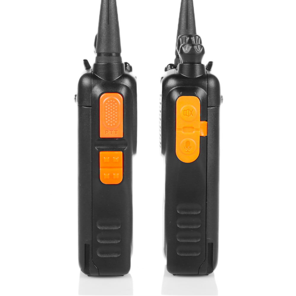 Baofeng GT-1 [10 Pack + Cable] | UHF | 5W | 16CH | Flashlight | FM Function Two-Way Radio - Radioddity