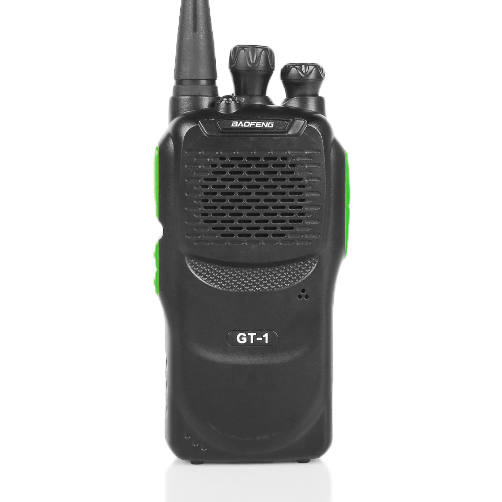 Baofeng GT-1 [10 Pack + Cable] | UHF | 5W | 16CH | Flashlight | FM Function Two-Way Radio - Radioddity