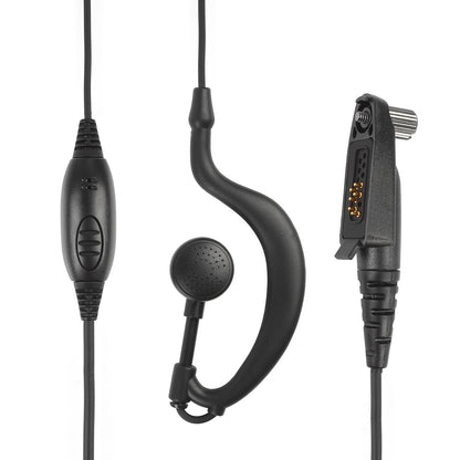 Ear Bar Earpiece Mic PTT Headset for Radioddity  GD-55/GD-55 Plus [DISCONTINUED] - Radioddity