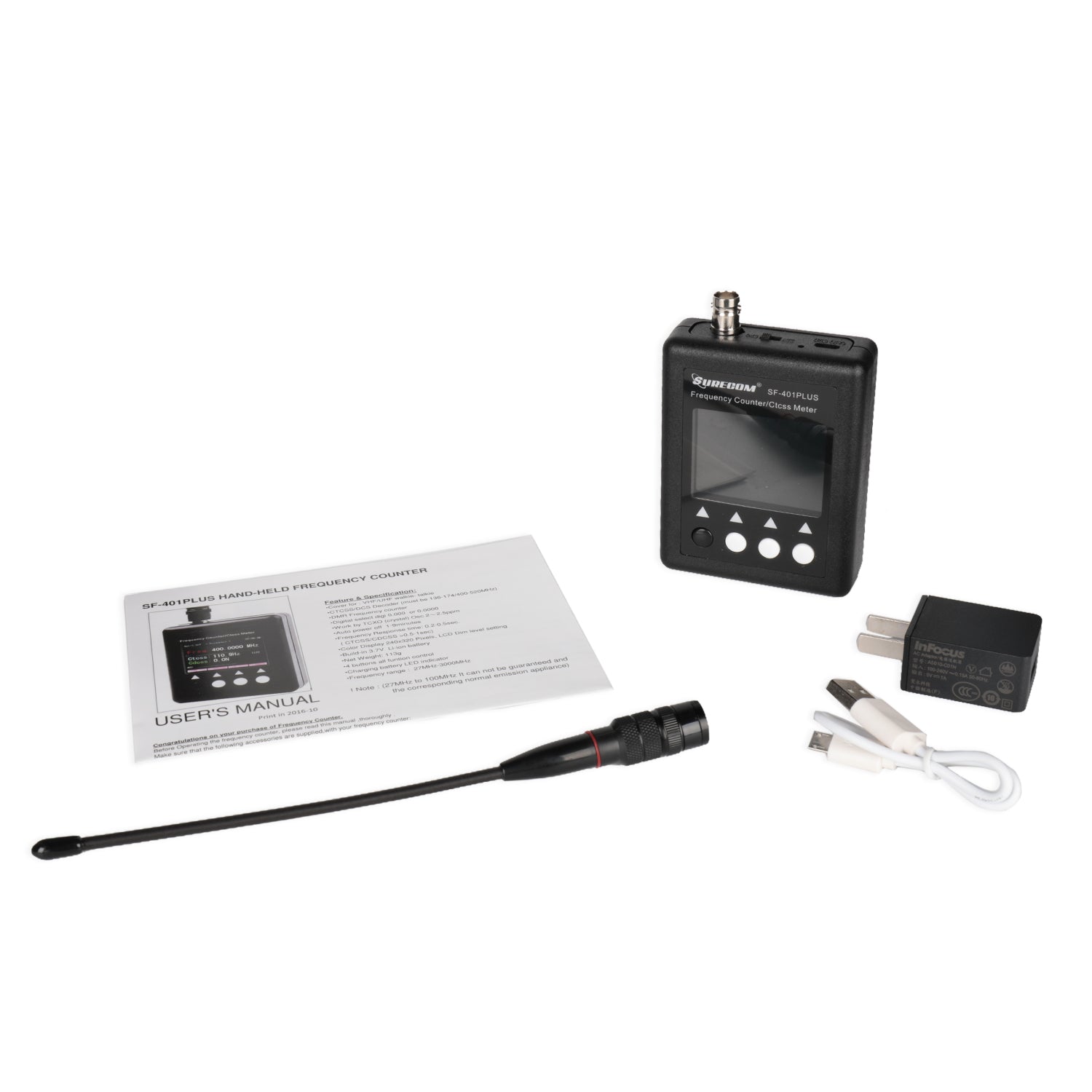 SURECOM SF401 PLUS Frequency Counter for Radio Transceiver [DISCONTINUED] - Radioddity