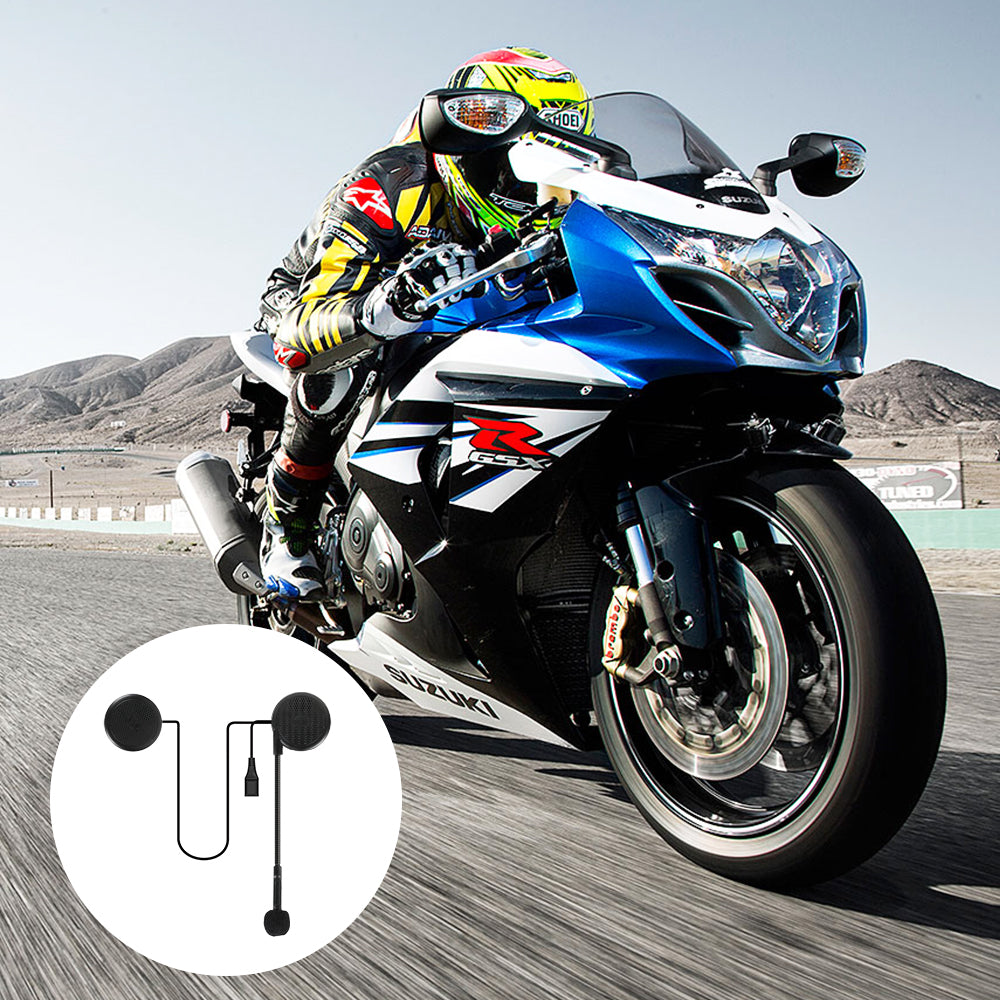 Radioddity L1M Wireless Hands-Free Motorcycle Helmet Headset Compatible with Bluetooth 4.0 - Radioddity