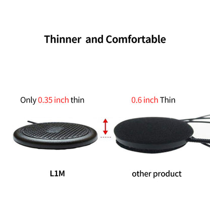 Radioddity L1M Wireless Hands-Free Motorcycle Helmet Headset Compatible with Bluetooth 4.0 - Radioddity